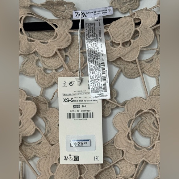 ZARA Crochet Top – XS/S – Oversized Fit – NWT - Picture 9 of 9